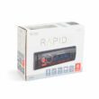 Fejegység "Rapid" - 1 DIN - 4 x 50 W - BT - MP3 - AUX - SD - USB