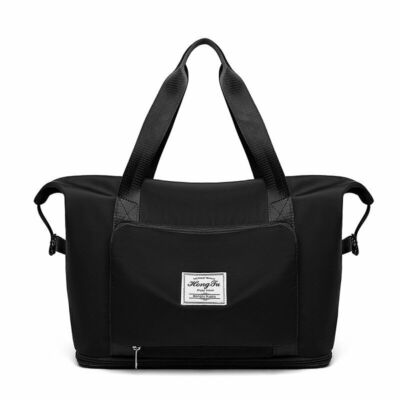 Összehajtható táska (vízálló) - fekete